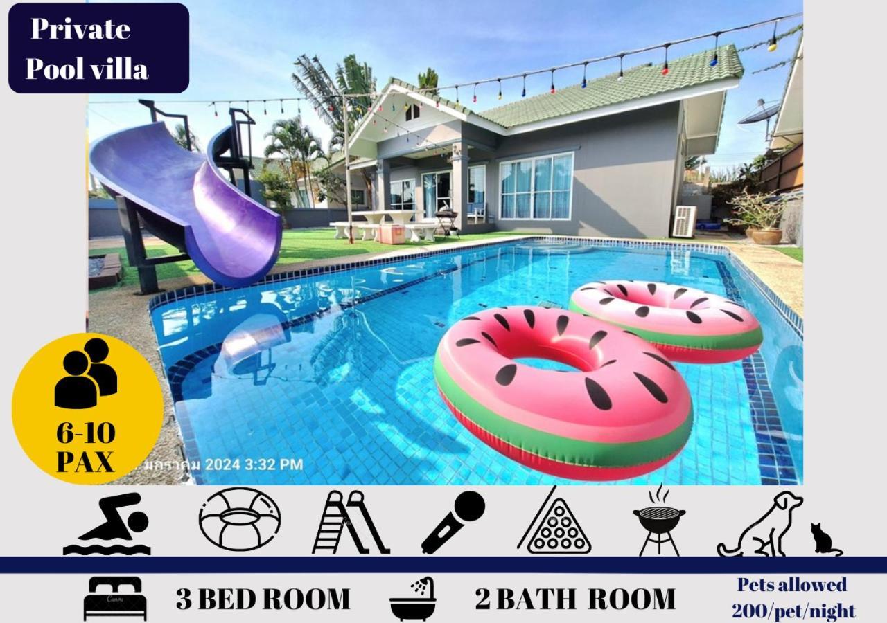 Miami Hua-Hin Private Pool Villa From Beach 8Km Хуахін Екстер'єр фото